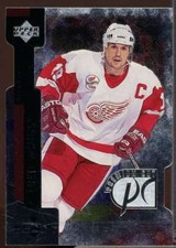 Steve Yzerman Card 1997-98 Black Diamond Premium Cut #PC7 