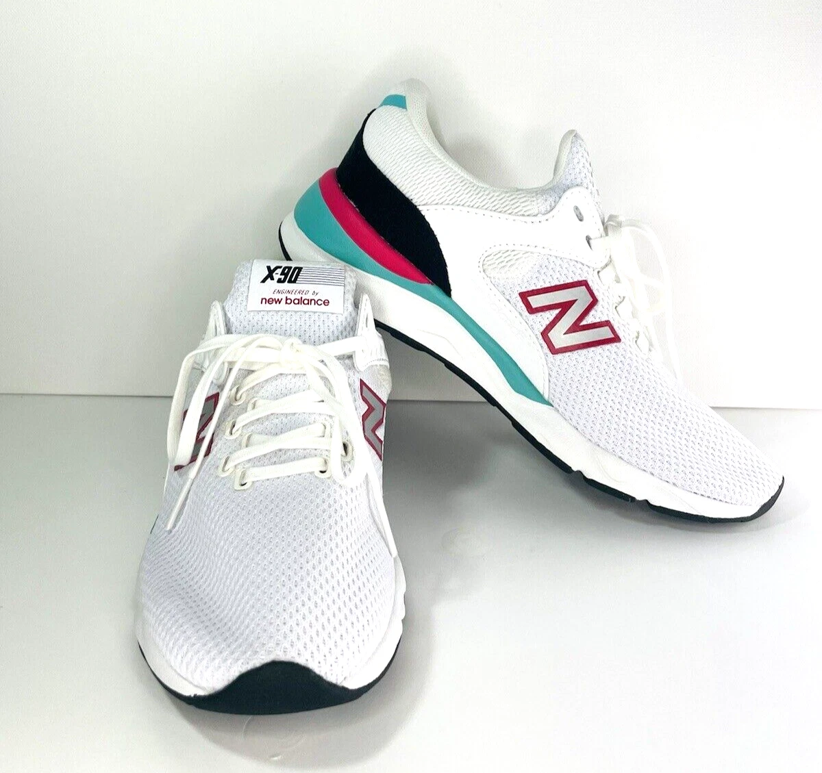 New balance white x90 clearance trainers