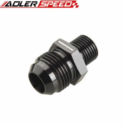 US SHIP BLACK 10AN AN-10 Male To M16 x 1.5mm Straight Fuel Oil Fitting Adapter