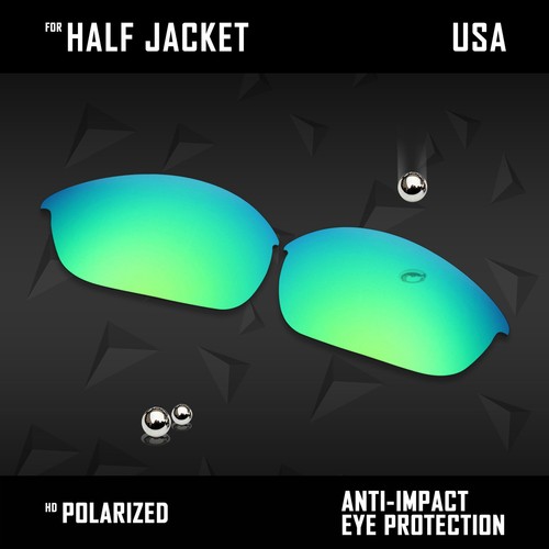 Lentes de repuesto polarizadas antiarañazos para opciones de media chaqueta Oakley - Imagen 8 de 28