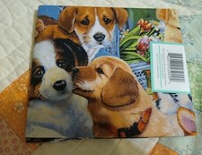 Puppies Puppies 100 Cotton Fabric Fat Quarter 18x21 NEW Free shipping