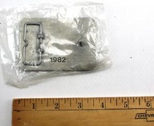 Vintage Belt Buckle New Holland 1982 I am Proud to be a Reliable American Farmer