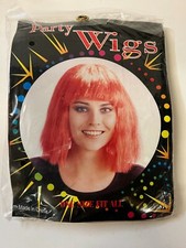 Party Wig rot, Kost&uuml;m Per&uuml;cke