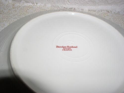 Plato de cena Theodore Haviland Limoges France Schleiger 618 oro rosa - Imagen 4 de 4