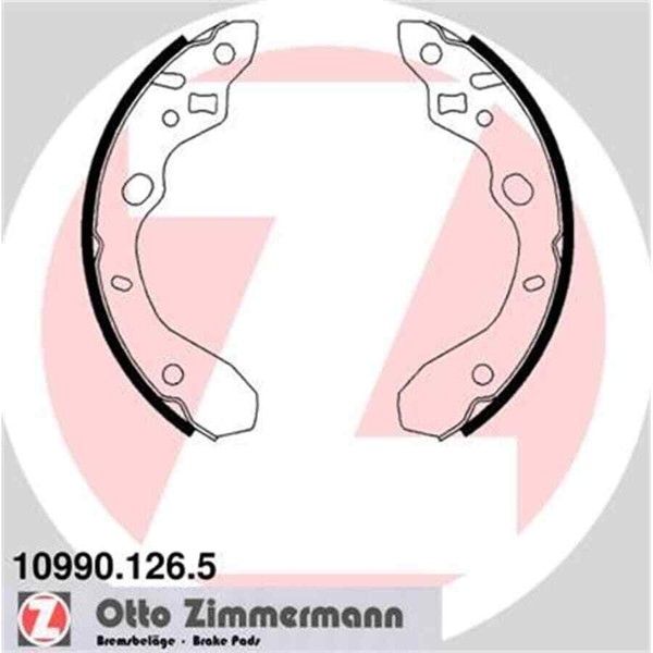 Zimmermann Trommelbremsbelag 10990.126.5-image