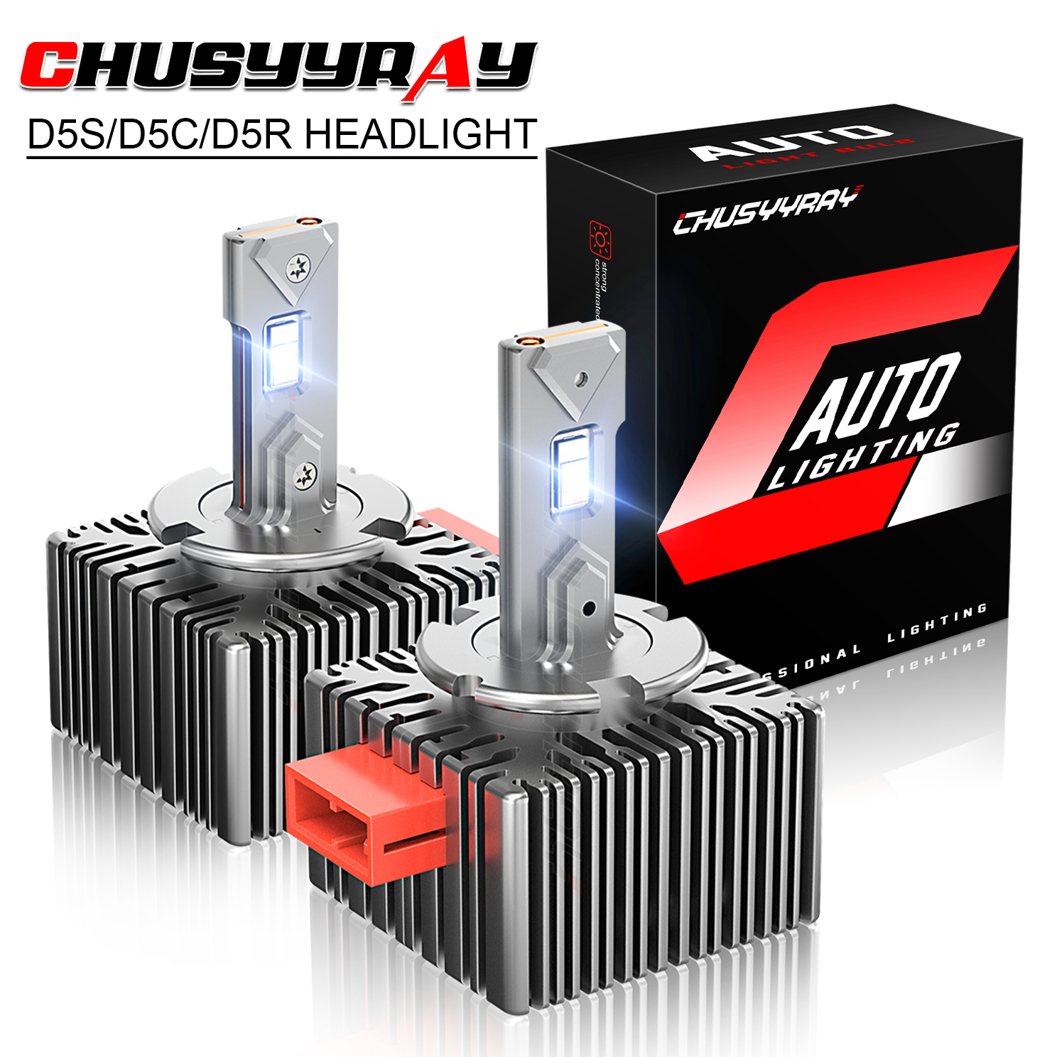 2X D5S D5R LED Headlight Bulb High Low Beam 6000K white For FIAT 500X 2020-2021