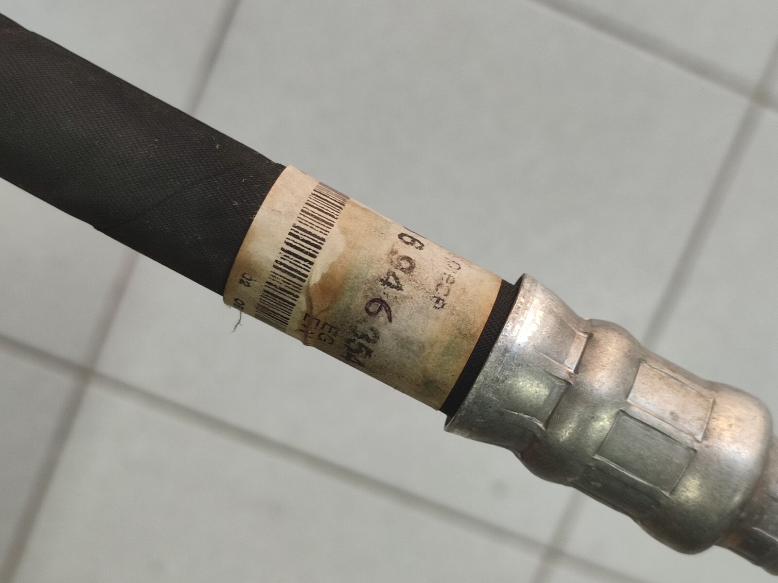 BMW E46 pressure hose assy compressor-condenser !!NEW!! GENUINE 