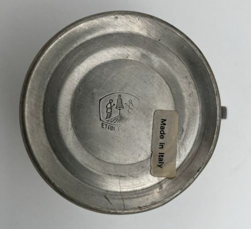 Etain Fin Pewter Mug/Cup/Candle Holder Made in Italy - Picture 9 of 12