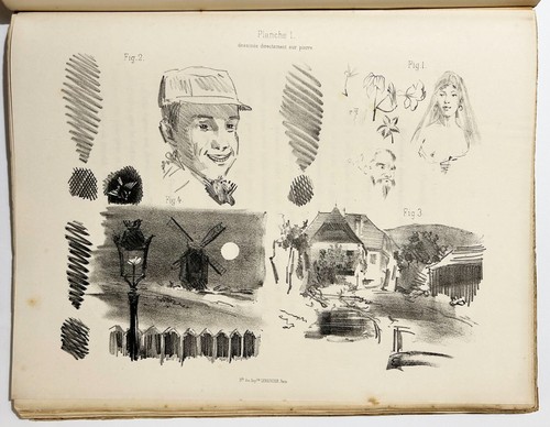 DUCHATEL Traité de lithographie artistique. 1893. ALBUM avec 13 lithographies - Picture 7 of 14