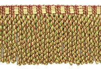 Bullion Fransenbesatz, Farbe# P77 - Obstmix GrüN [5 Yards]