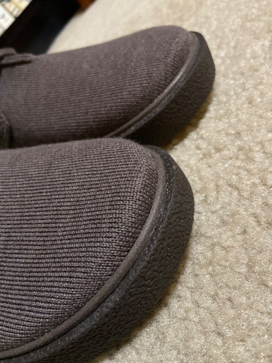 Rothys Monty Mens Sz 11 Merino Wool Knit Lace grey loafers  display picture 2