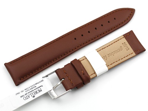 Morellato Leather Strap Brown Service Band Various Sizes Made Italy Unisex - Picture 3 of 4