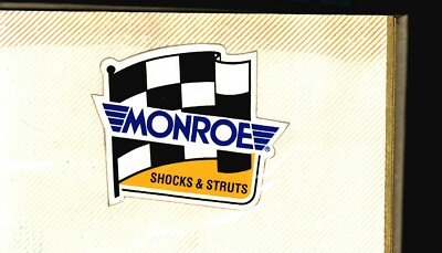 NICE OLD MONROE SHOCKS & STRUTS AUTOMOTIVE COAL MINING STICKER # 1826 ...