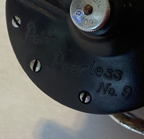 VINTAGE PENN PEERLESS No. 9 Level Wind Fishing Reel working condition - Picture 14 of 16