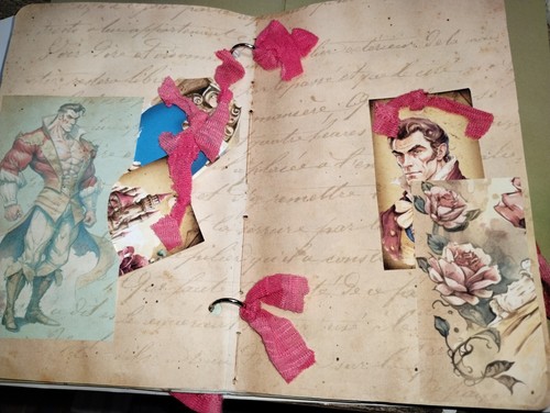 Beauty And The Beast Junk Journal Scrapbook USA - Picture 9 of 17