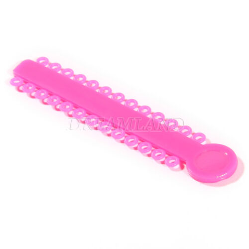 1040 Stck. Ligaturkrawatte Zahnkieferorthopädie Ring Elastisch Latexbänder 45 Farben - Bild 206 von 496