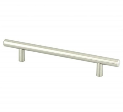 Berenson 9402-2BPN-P Brushed Nickel 5 Inch Center-to-Center Bar Cabinet Pull