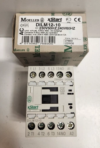 NEW IN BOX! MOELLER 3POLE 1NO 230/240V COIL CONTACTOR DILM12-10(230V50HZ,240V60H