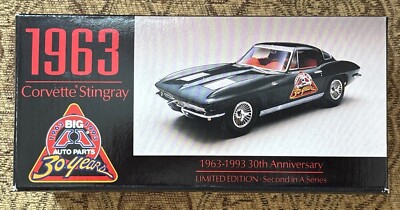 1963 Corvette Stingray 30th Anniversary Edition, Black Die-Cast Vette by Ertl