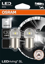 R5W BA15s 0.5W 12V 6000K 50lm White 2pcs Osra...