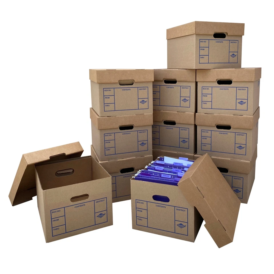 UBMOVE Office Moving Storage Boxes (12 Pk) Miracle File Moving Boxes 15x12x10 - Image 4 of 4