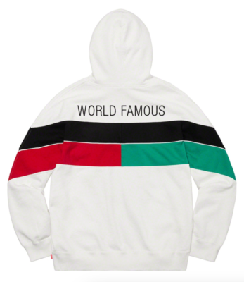 SS20 SUPREME MILAN HOODED PULLOVER HOODIE SWEATSHIRT OFF WHITE SZ