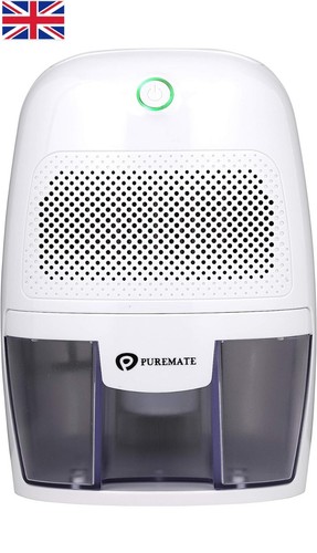 PureMate Dehumidifier 600ml Compact and Portable Mini Air Dehumidifier for Damp
