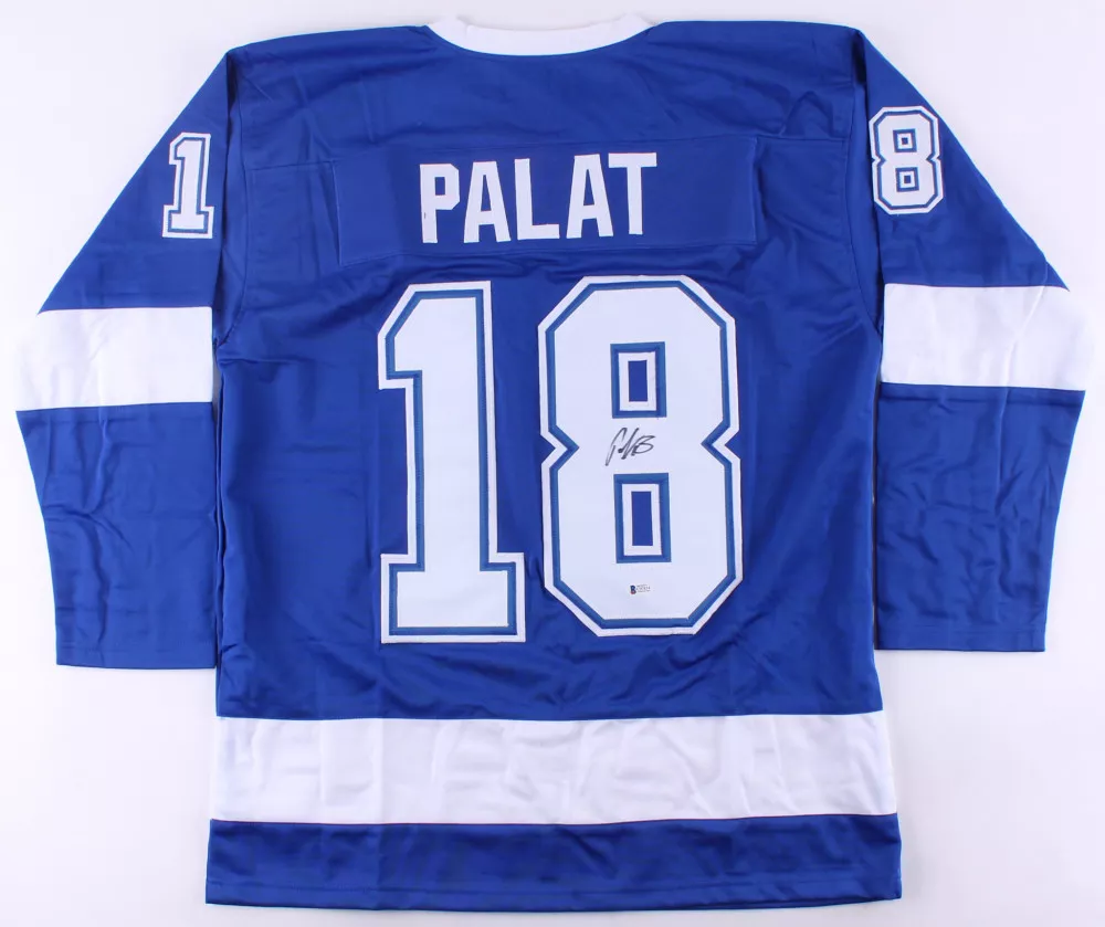 Ondrej Palat Autographed Signed Jersey NHL Tampa Bay Lightning JSA COA