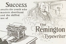 1901Antique Standard No.6 Model REMINGTON TYPEWRITER Vtg Print Ad~Office Success thumbnail