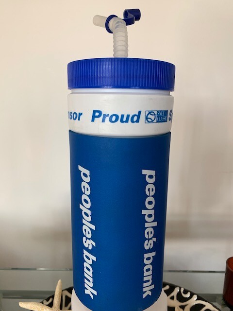 Vintage People's Bank (CT) Water Bottle