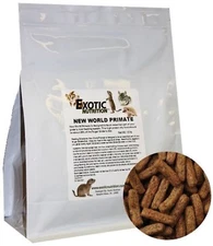 New World Primate 4 lb. - Highly Nutritional Food - Marmoset, Tamarin, Capuchin