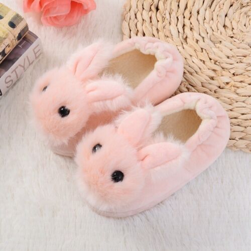 Bunny Pink Girls winter slippers nice and fluffy AUS 10-11 Euro 30 - Foto 1 di 1