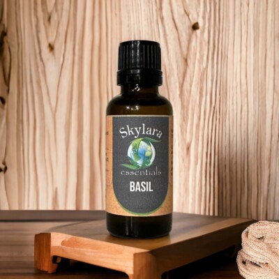 100% Pure Basil Essential Oil - FREE SHIPPING
