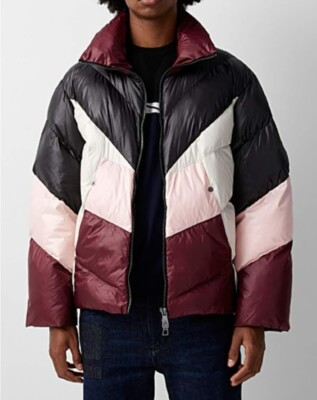 NEIL BARRETT Colour Blocks Down Puffer Jacket