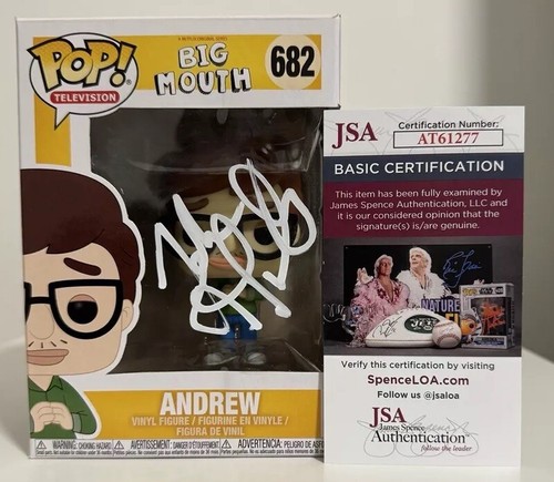 JOHN MULANEY SIGNED BIG MOUTH ANDREW FUNKO POP - JSA COA