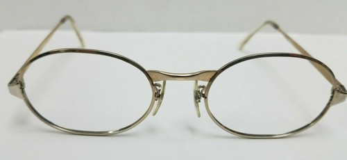 Vintage VISTA OPTICAL Wires Eye Glasses Frames Eyeglass 12K Gold Fill 48/20 - Picture 2 of 12