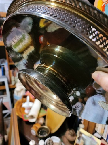 Vintage W.m.rogers Silver Plated Lazy Susan - Picture 10 of 12