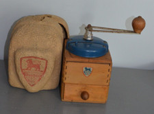 2 Anciens Moulin à Café Peugeot Frère avec Boite + Petit Moulin à Café Vintage