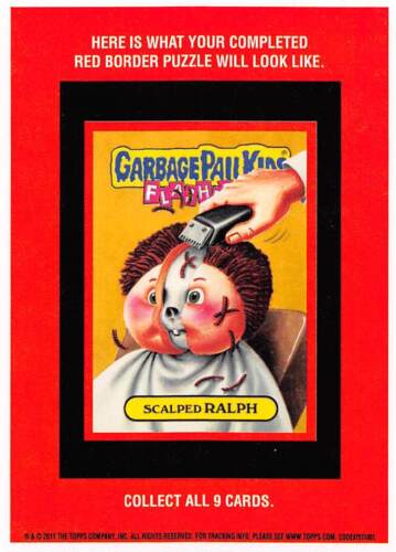 GARBAGE PAIL KIDS 2011 FLASHBACK SERIES 2 PICK-A-CARD YELLOW BASE STICKERS TOPPS - Picture 107 of 321