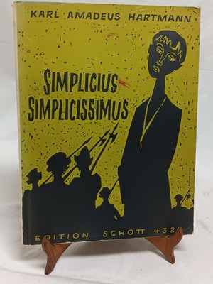Karl Amadeus Hartmann  Simplicius Simplicissimus  Klavierauszug 1957