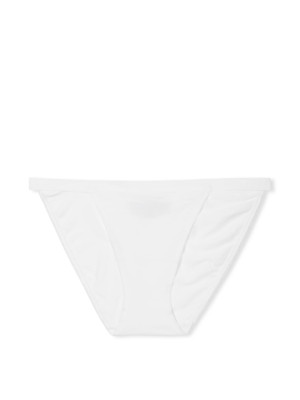 NEW - Three Pairs of Victoria's Secret White Cotton String Bikinis-Medium
