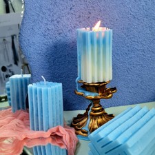 3D Candle Mould Geometric DIY Perfume Wax Mold Silicone Crafts Making Moulds New