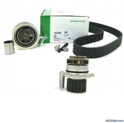 Timing Belt Kit INA Water Pump Airtex Audi Seat Skoda VW 1.9 TDI 74 85 96 KW