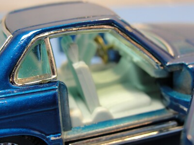 Vintage Corgi Toys No. 393 Blue Mercedes Benz 350SL