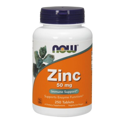 NOW FOODS Zinc 50 mg 250 Tablets