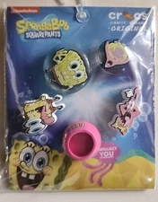 Uniquely You Crocs Jibbitz Charms SpongeBob  SquarePants Bubble 5 Pack  