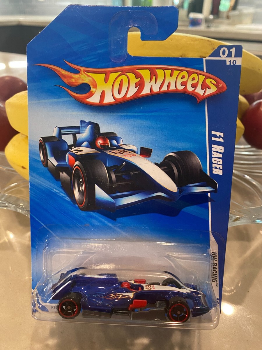 2010 Hot Wheels HW Racing Metallic Dark Blue F1 Racer | eBay