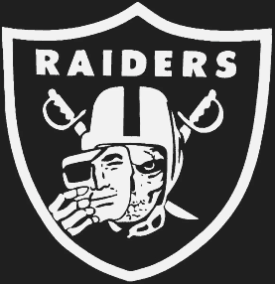 Raiders Logo Outline