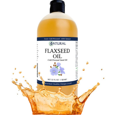 Aceite de linaza Zatural de cultivo orgánico 100 % puro en frío