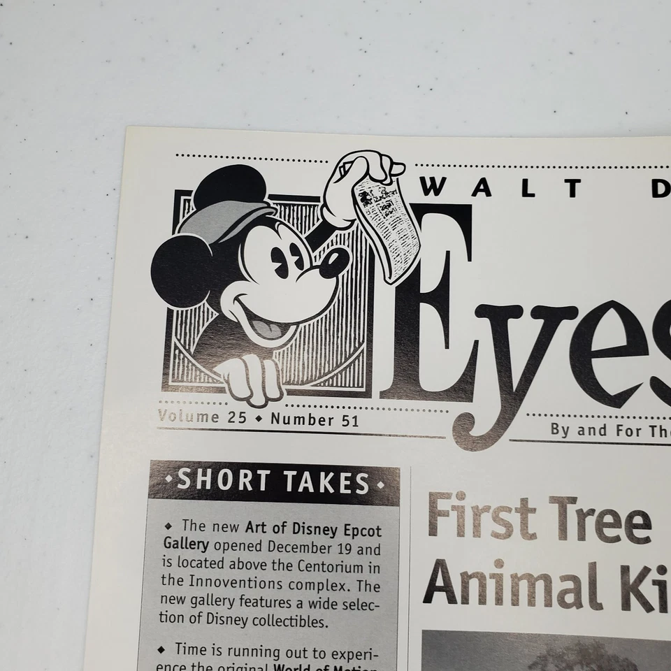 Disney Eyes & Ears exclusivo para miembros del elenco diciembre 1995 vacaciones de Navidad Bambi Foto 4 de 4